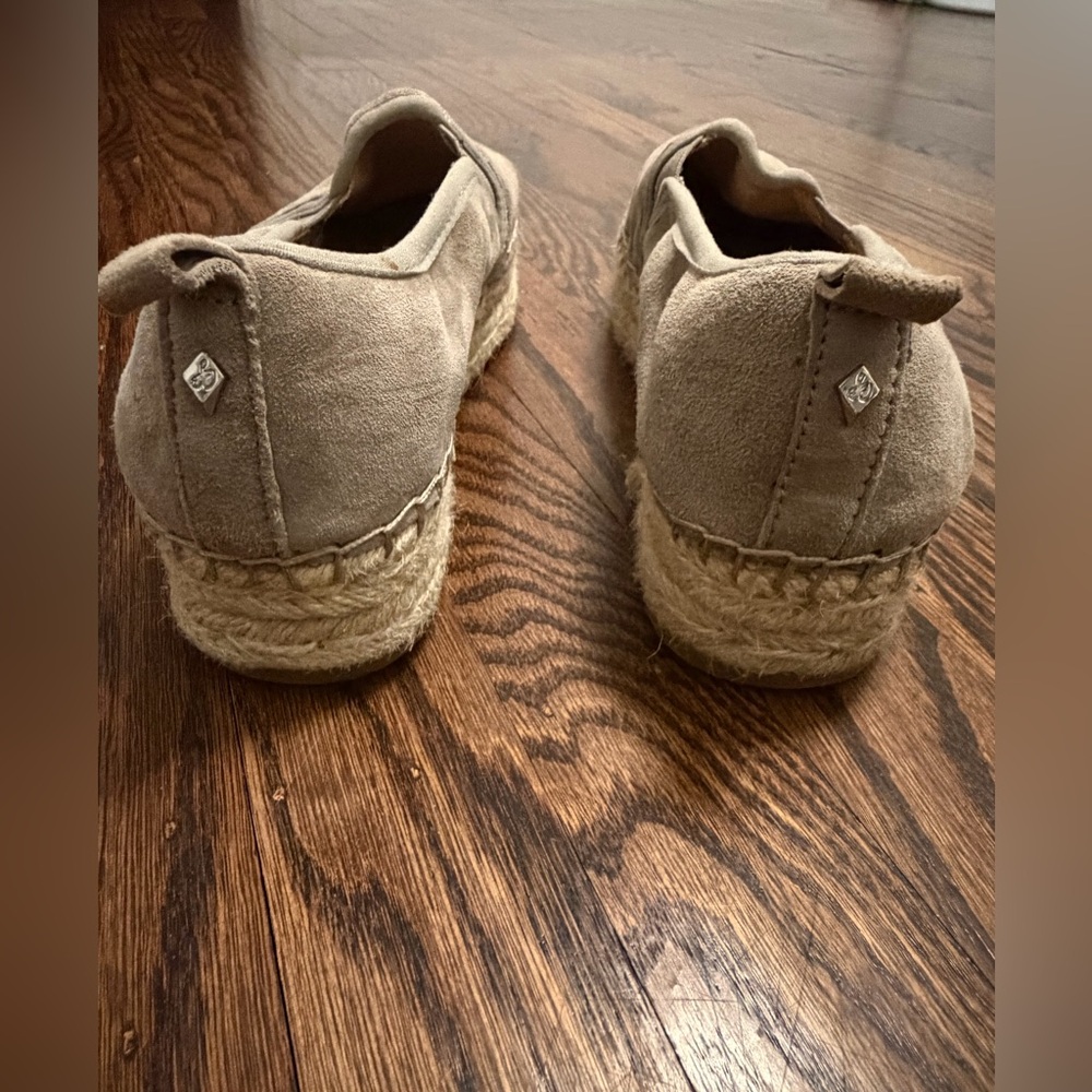Sam Edelman tan espadrille slip on flats shoes, size 7.5 - Picture 4 of 7